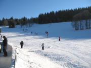 Blick nach S�den zum Skilift Altglash�tten am 4.1.2006 