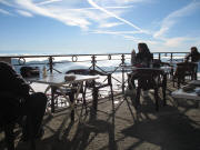 Blick von der Belchenhaus-Terrasse nach Sden am 11.1.2006