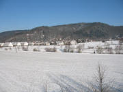 Blick nach Norden �ber die Dreisamt auf Ebnet am 12.2.2006