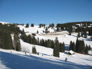 Blick von der Grafenmatt nach Norden über die Skibrücke am 16.1.2006