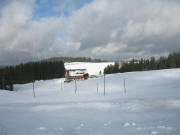 Blick von der B500 gegen�ber Schweizerhof nach Norden zu Kohlplatz am 21.1.2006