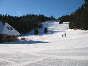 Blick nach S�dwesten zum Skihang am Haldenk�pfle Schauinsland