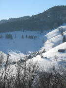 Tele-Blick nach Westen auf Hasbach am 30.1.2006