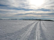 Blick nach S�den auf der Anh�he vor der Kapfenkapelle am 29.1.2006