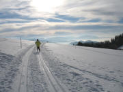 Blick nach S�dwesten auf der Kapfenbergloipe am 29.1.2006