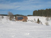 Blick nach Norden zum Birkwegerlehof am 29.1.2006