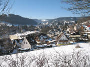 Blick �ber Lenzkirch nach Saig am 4.1.2006