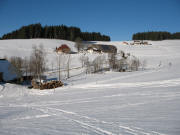 Blick nach Norden zu Lorenzenhof (links) und Lorenzenh�usle am 9.1.2006