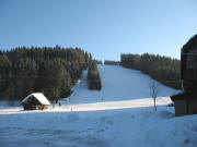 Blick nach S�den zum S�genhof-Lift am 23.1.2006 bei -10 Grad