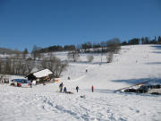 Blick nach S�dosten auf den gro�en K�hberg-Lift am 4.1.2006