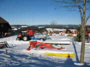 Blick nach Nordosten am Thurner am 9.1.2006 - Agrartechnik Schuler St.M�rgen-Thurner