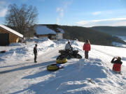 Blick nach S�dosten zum Haberjockelshof am 7.1.2006