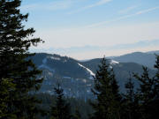 Blick nach Osten vom St�benwasen zu den Alpen am 30.1.2006