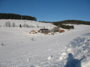 Blick nach Osten zum Waidbachhof am 9.1.2006