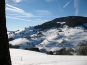 Blick vom Abzweig nach Ungendwieden nach S�dosten auf Laitenbach am 11.1.2006