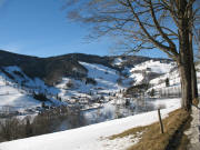 Blick nach S�dwesten auf Oberwieden am 11.1.2006