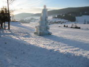 Blick �ber den Eisbrunnen bei Wilmershof nach Westen ins Langenordnachtal am 7.1.2006