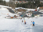 Blick nach Norden zur Talstation der Thoma-Skilifte am 31.1.2006