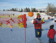 Tiere aus Luftballons am Windeck-Skilift am 1.2.2006 