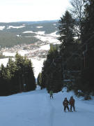 Blick nach Norden �ber den Windeckkopflift am 31.1.2006