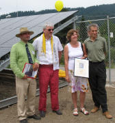 Dr. Josef Pesch, Dr.  Axel Münch, Gerda Stuchlik und Helmut Thoma (von links)  am 9.7.2006
