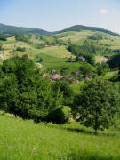 Blick nach Westen �ber Holl bis Hohenegg am 13.6.2006