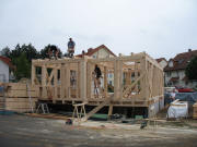 Hausbau in Stegen am 7.7.2006
