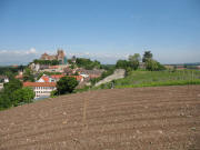 Blick nach Norden über den Eckartsberg nach Breisach am 3.6.2006