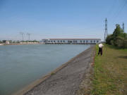 Blick nach Norden zum EDF Fessenheim am 3.6.2006