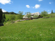Blick nach Westen zur Rappenecker H�tte am 7.6.2006