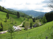 Blick von Todtnauberg-Dorf nach S�den ins Wiesental am 2.6.2006