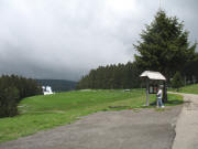 Blick vom Wanderparkplatz am Radschert nach Norden in Richtung St�benwasen am 2.6.2006