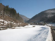 Blick nach Osten �ber Brandenberg zum Feldberg am 20.3.2006