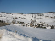 Blick nach Nordwesten auf Hofgrund - Mitte Gassenbauenrhof - am 20.3.2006