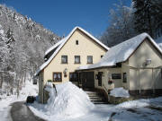 Blick nach Norden zum Gasthaus Schauinsland im Kappler Gro�tal am 6.3.2006