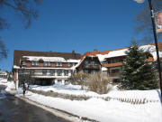 Blick nach Norden zum Gasthof Hochfirst in Saig am 14.3.2006
