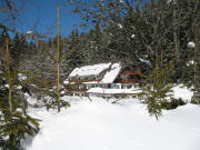 Blick nach Norden zum Waldhaus Saig am 14.3.2006