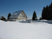 Blick nach S�dosten zum Cafe Alpenblick am 14.3.2006