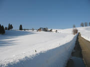 Blick nach S�dwesten zum Wi�ler-Hof am 20.3.2006