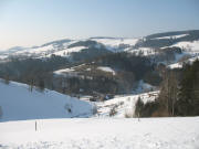 Blick vom Zwerisberg bzw. R�merstrasse �ber den Gerngro�hof nach Nordosten am 18.3.2006