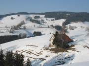 Blick vom Zwerisberg �bers Gerngro�h�usle nach Norden am 18.3.2006