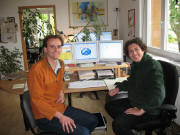 David Krause (links) und Thomas Winterhalter am 30.5.2006