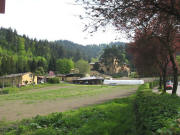 Blick nach Osten zum Kloster St.Lioba in Freiburg-G�nterstal am 3.5.2006
