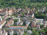 Blick vom Schlossbergturm am 19.5.2006 nach S�den zur Mria Hilf-Kirche