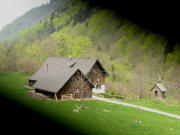 Blick nach Westen zum Schweizerhof im hinteren Zastlertal am 7.5.2006