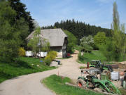 Blick nach Westen zum Steckenb�hlhof am 3.5.2006