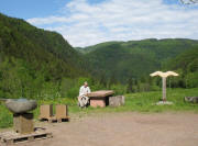 Blick vom Maierhof nach S�den zum Schauinsland am 22.5.2006