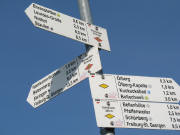 Wiiwegli-Wegweiser "Schiffloch" beim Habrunnen n�rdlich Kirchhofen