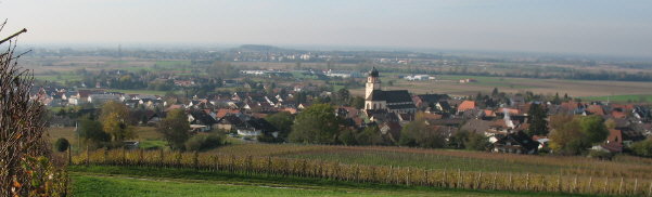 Blick vom Guris nach S�den auf Kirchhofen am 10.11.2006 um 11 Uhr