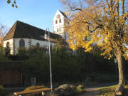 Blick nach Südwesten zur alten Kirche in Betberg am 16.11.2006